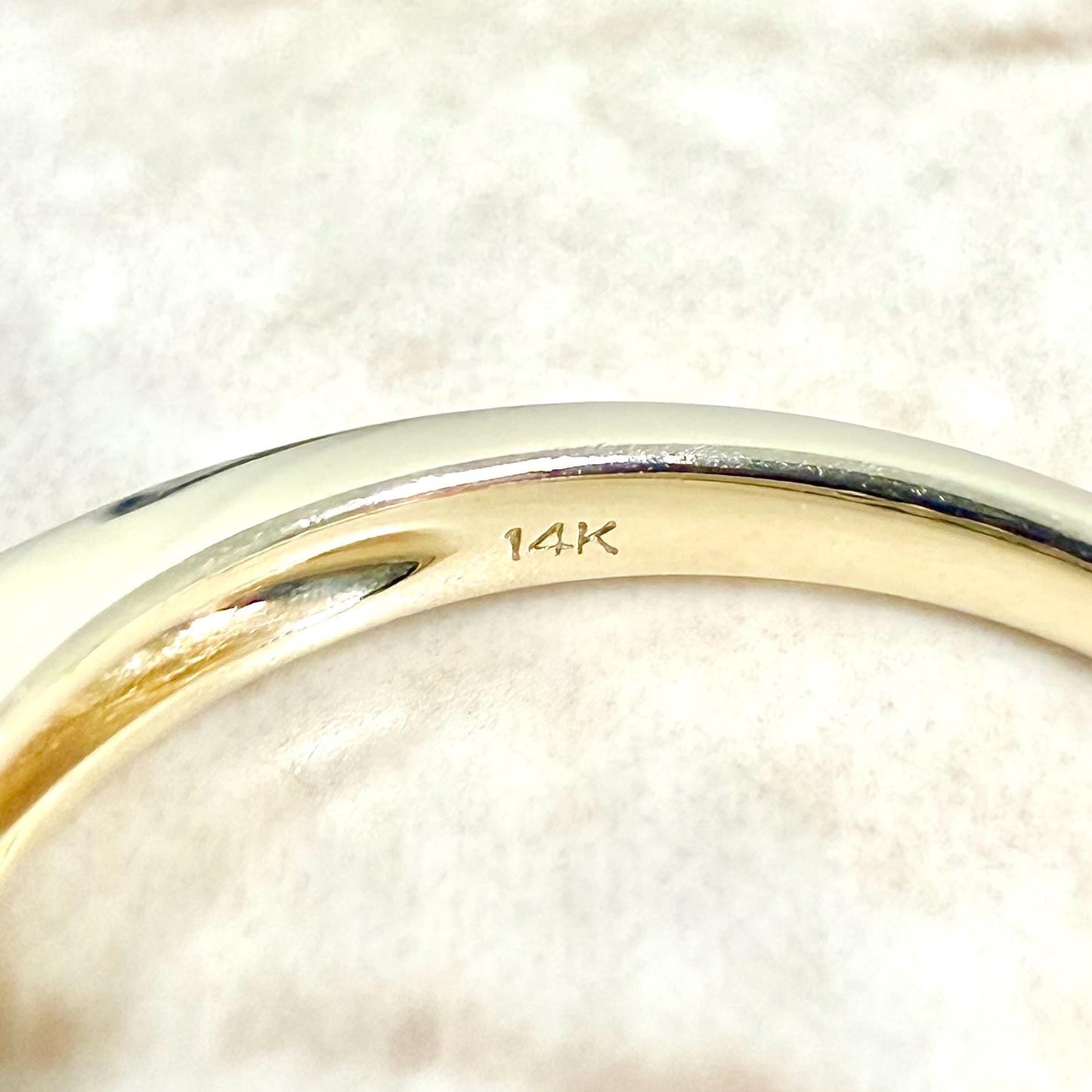 14 Karat Yellow Gold Diamond & Tanzanite Band Ring - WeilJewelry