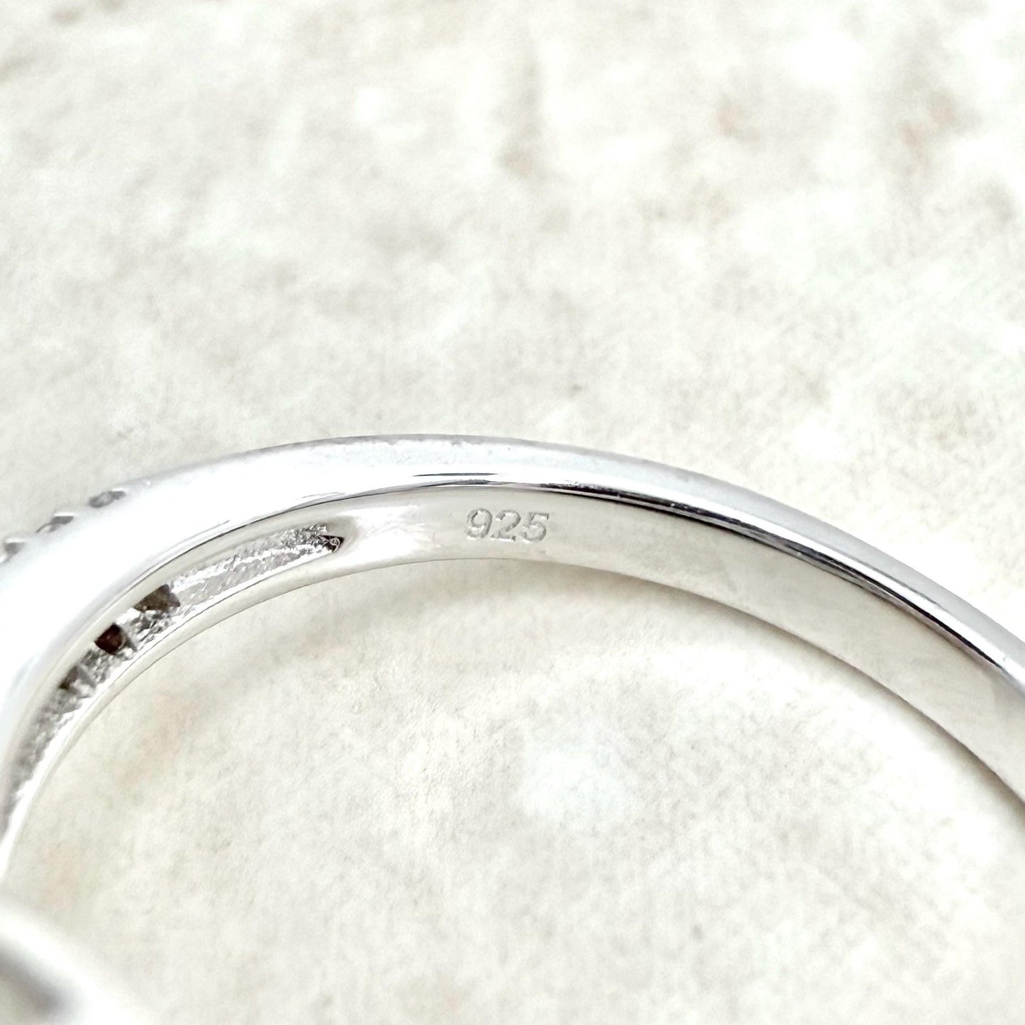 Sterling Silver White & Blue Topaz Halo Ring - WeilJewelry