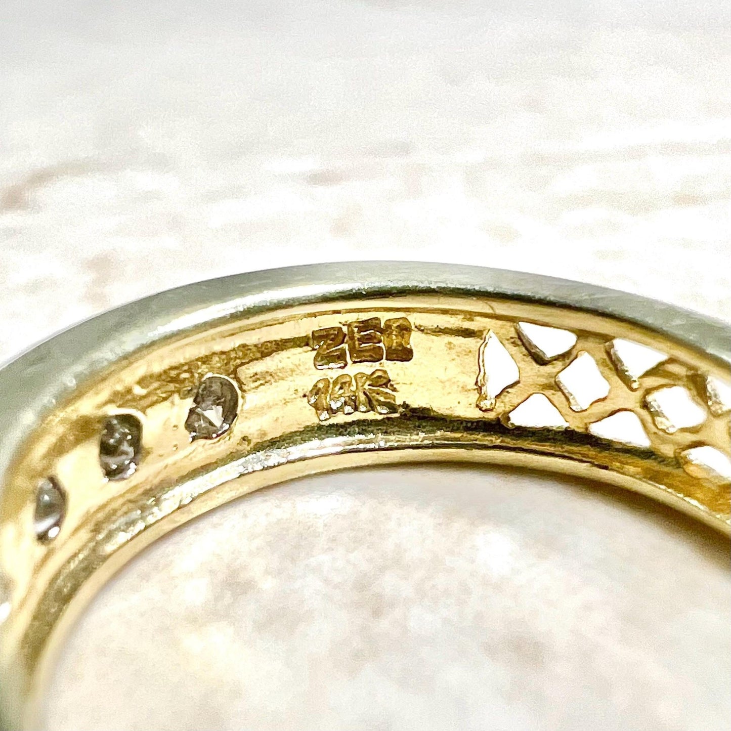 Vintage 14 Karat Yellow Gold 1 Carat Diamond Hoop Earrings - WeilJewelry