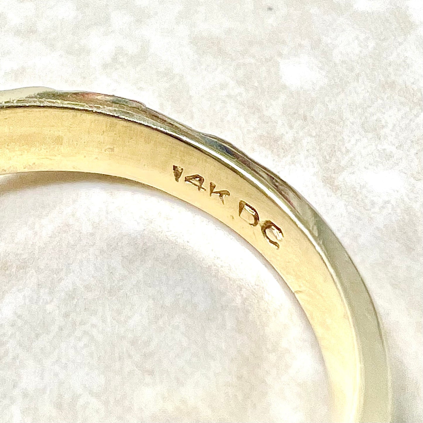 Vintage 14 Karat Yellow Gold White Pearl & Diamond Cocktail Ring - WeilJewelry