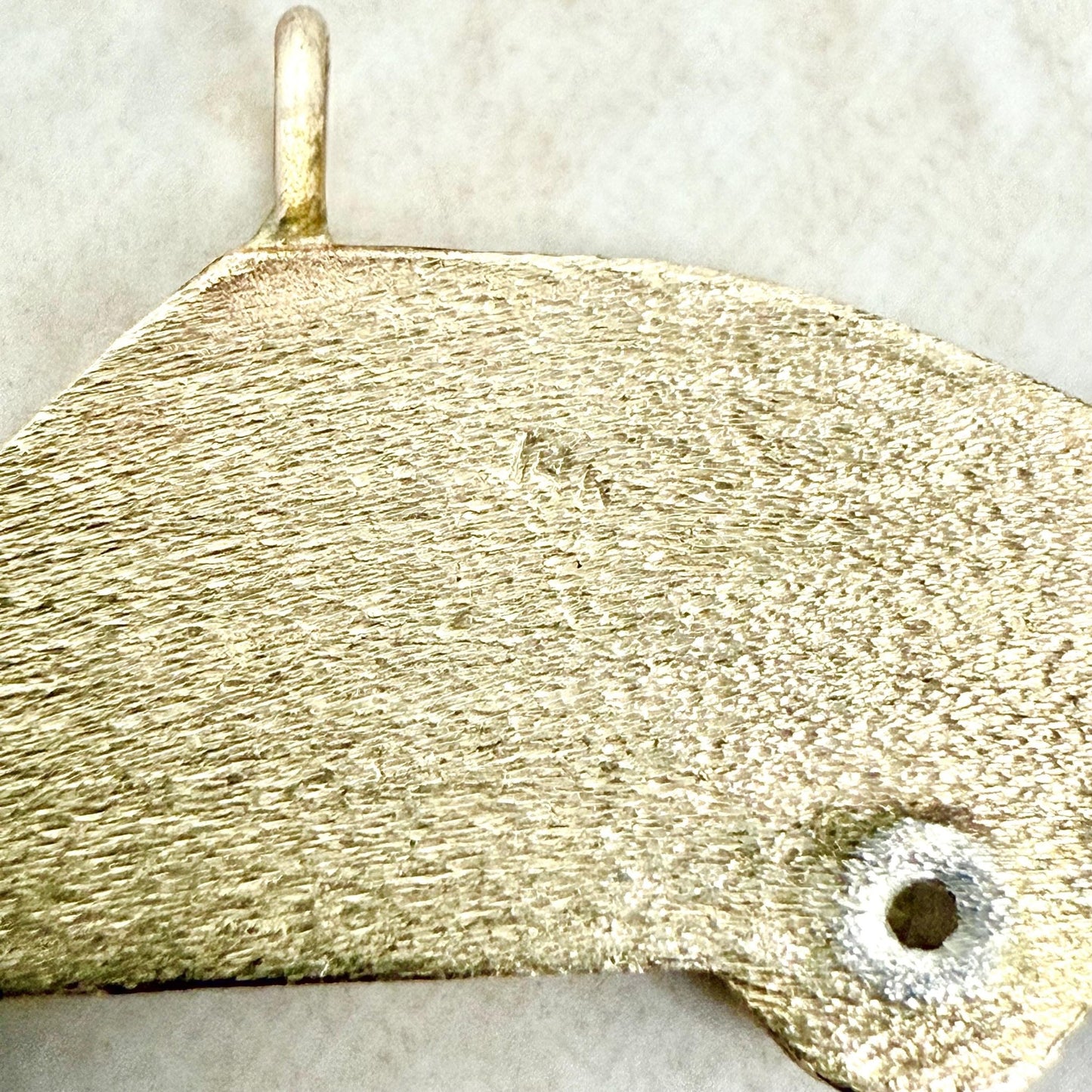 Vintage 14K Solid Gold Diamond Sport Car Charm Pendant - WeilJewelry