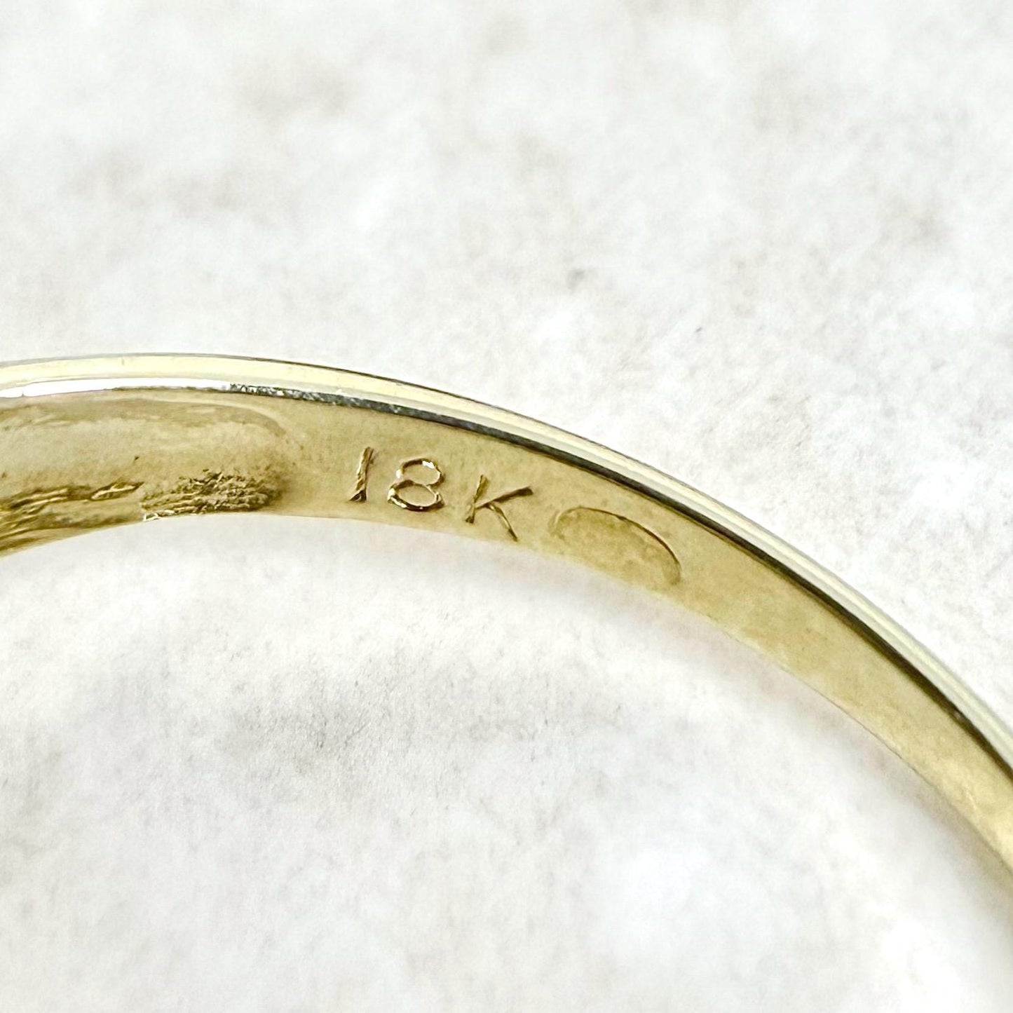 Vintage 18K Yellow Gold Sapphire & Diamond Floral Cocktail Ring - WeilJewelry