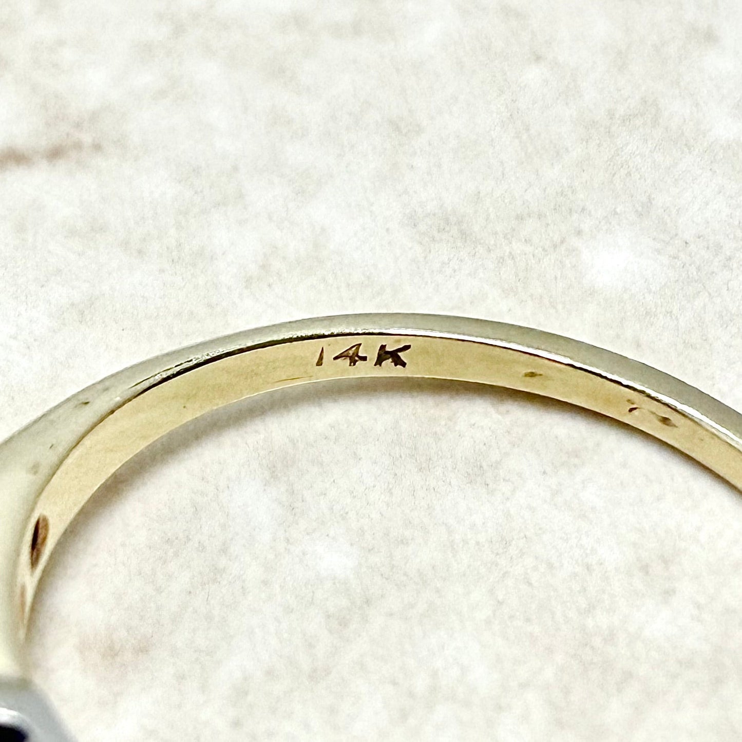 Vintage 1940’s 14K Gold 0.60 CT Diamond Solitaire Engagement Ring - WeilJewelry