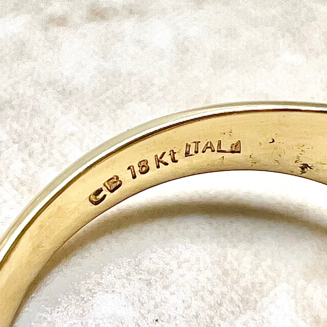 Vintage Italian 18 Karat Yellow Gold And Platinum Emerald, Ruby & Diamond Toi Et Moi Ring - WeilJewelry