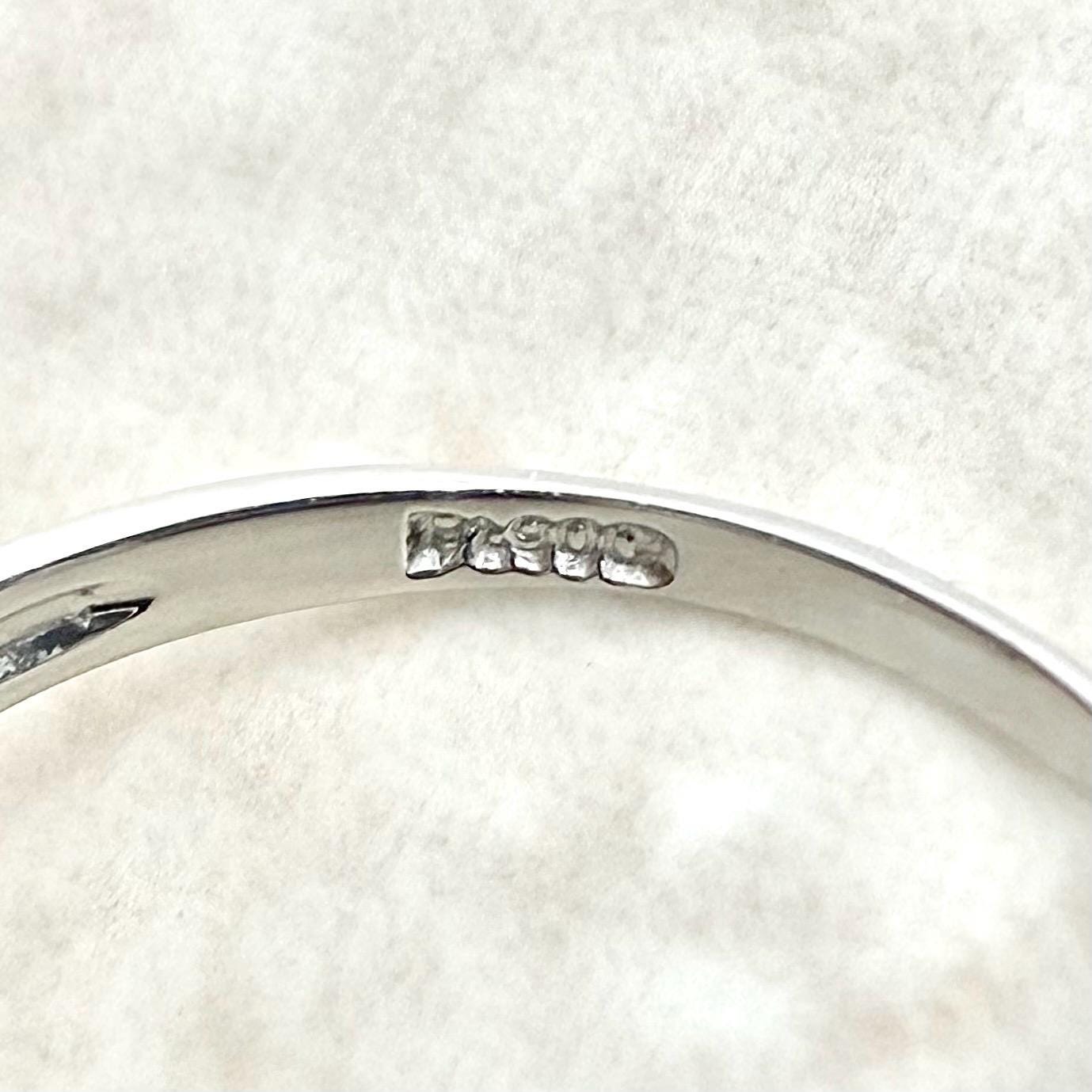 Vintage Platinum Imitation Cat’s Eye Chrysoberyl Cocktail Ring - WeilJewelry