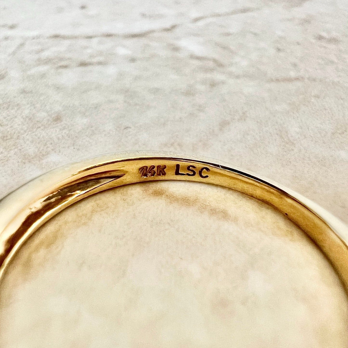 14 Karat Two - Tone Gold 1/2 Carat Round Diamond Three - Stone Engagement Ring - WeilJewelry