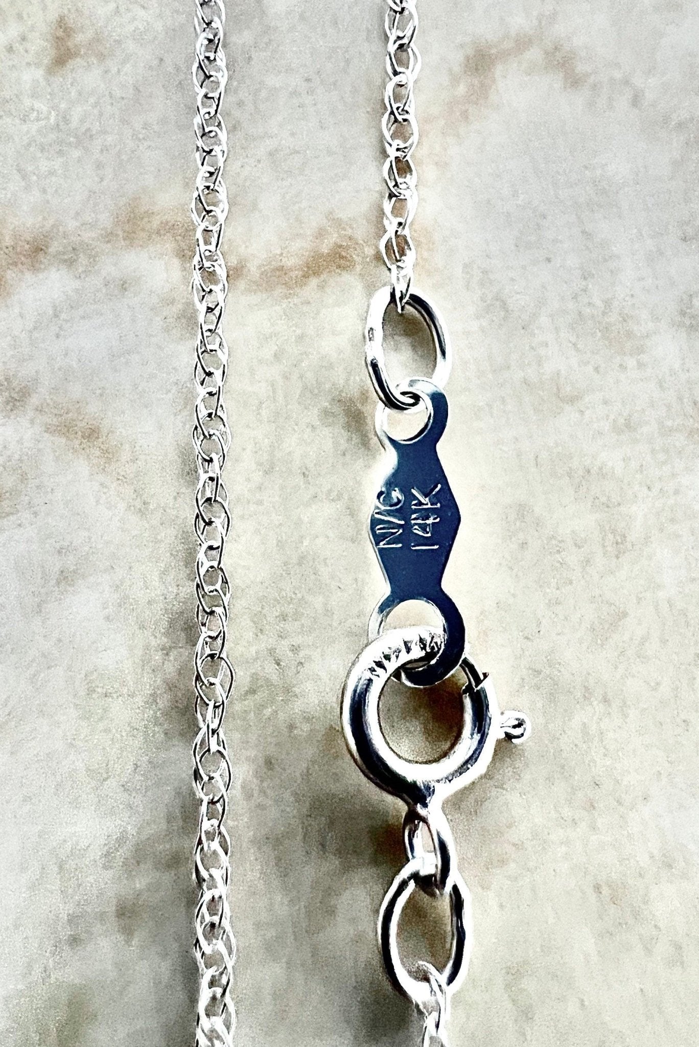 14 Karat White Gold March Birthstone Round Aquamarine & Diamond Halo Pendant Necklace - WeilJewelry