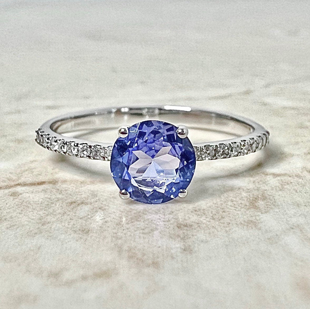 White gold deals tanzanite jewelry