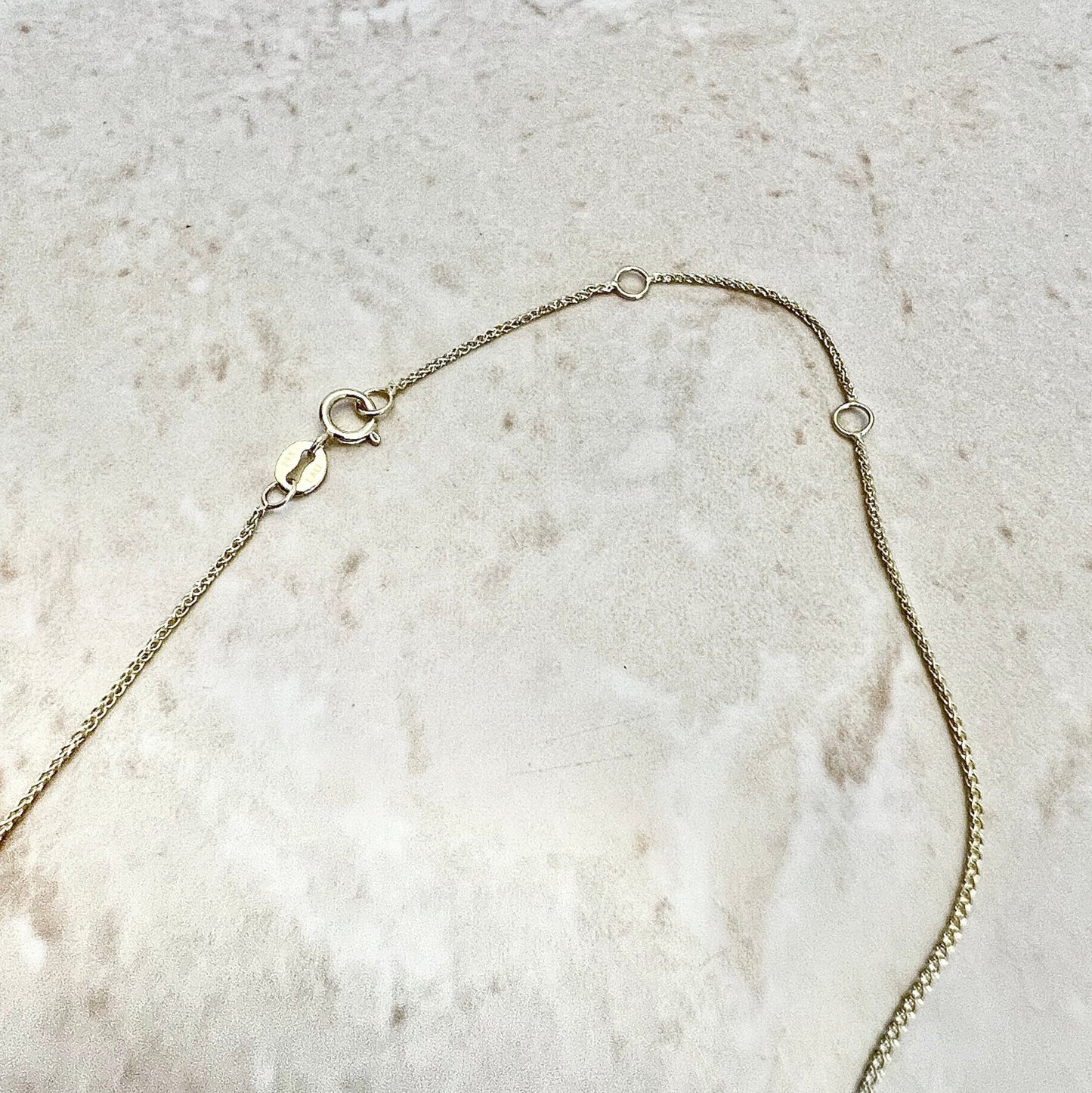 14 Karat Yellow Gold Opal & Diamond Halo Pendant Necklace - WeilJewelry