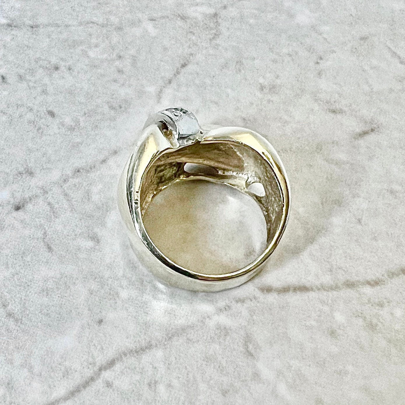 CLEARANCE 40% OFF - Vintage 1940’s Retro Era 14 Karat Yellow Gold 0.30 Carat Diamond Ring - WeilJewelry