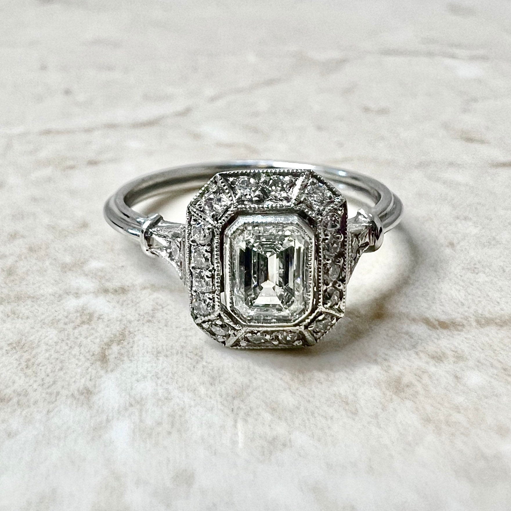 Platinum 0.50 carat diamond ring Clearance