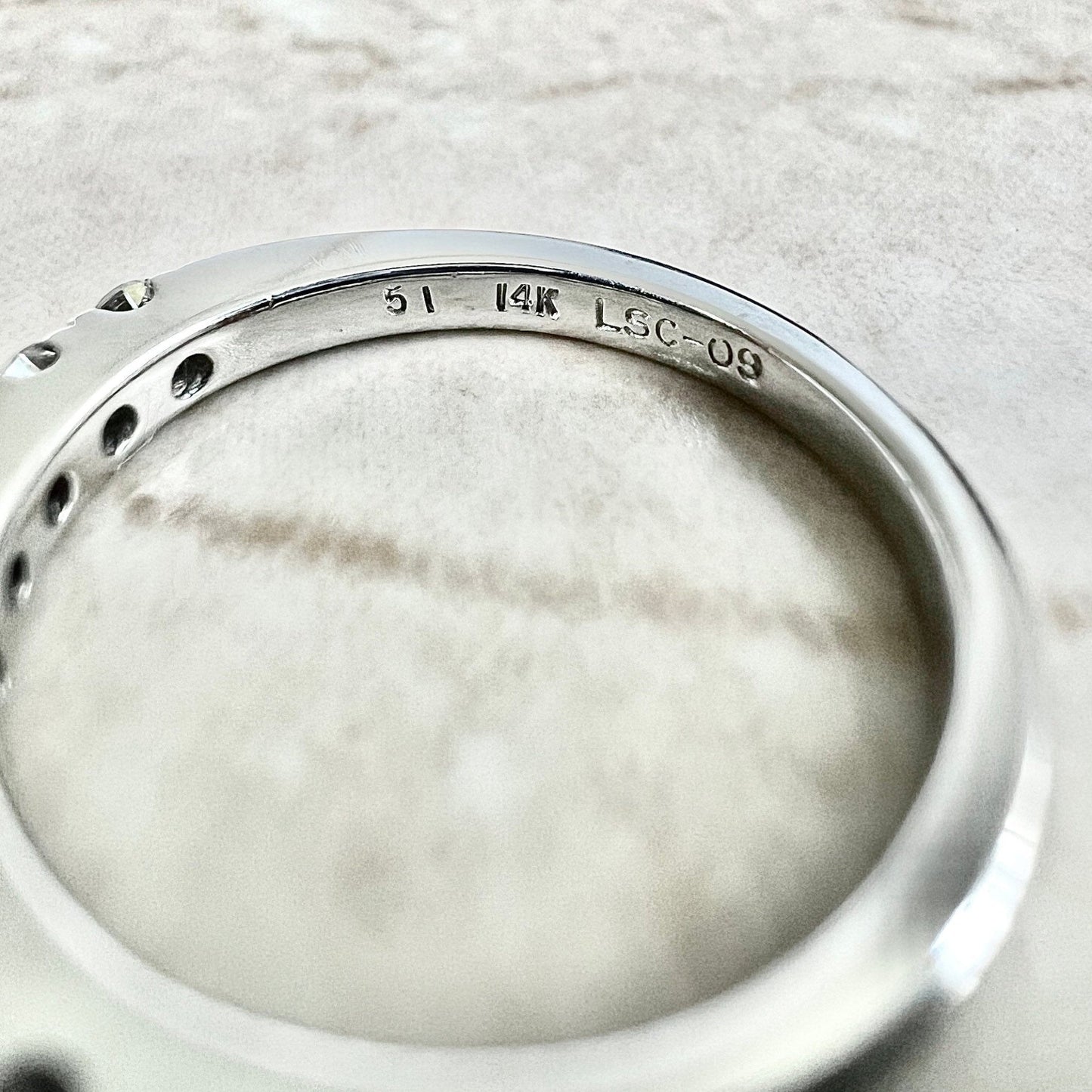 The LEO 14 Karat White Gold 1/2 Carat Diamond Band Ring - WeilJewelry