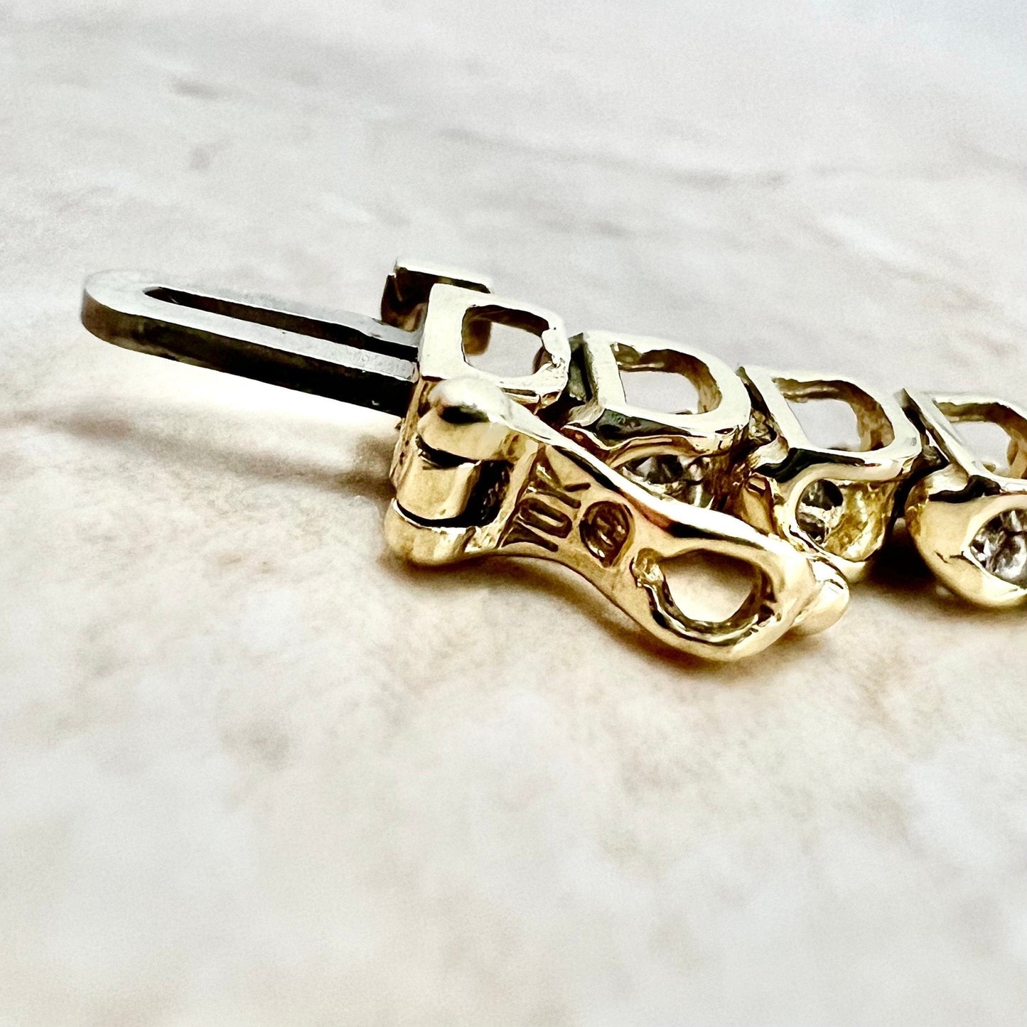 Vintage 10 Karat Yellow Gold 2 Carats Diamond Tennis Bracelet - WeilJewelry