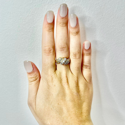 Vintage 18 Karat Yellow Gold 1.10 Carat Diamond Ring - WeilJewelry