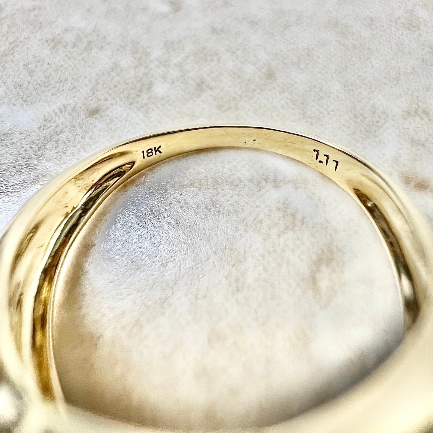 Vintage 18 Karat Yellow Gold 1.11 Carat Diamond Cocktail Ring - WeilJewelry