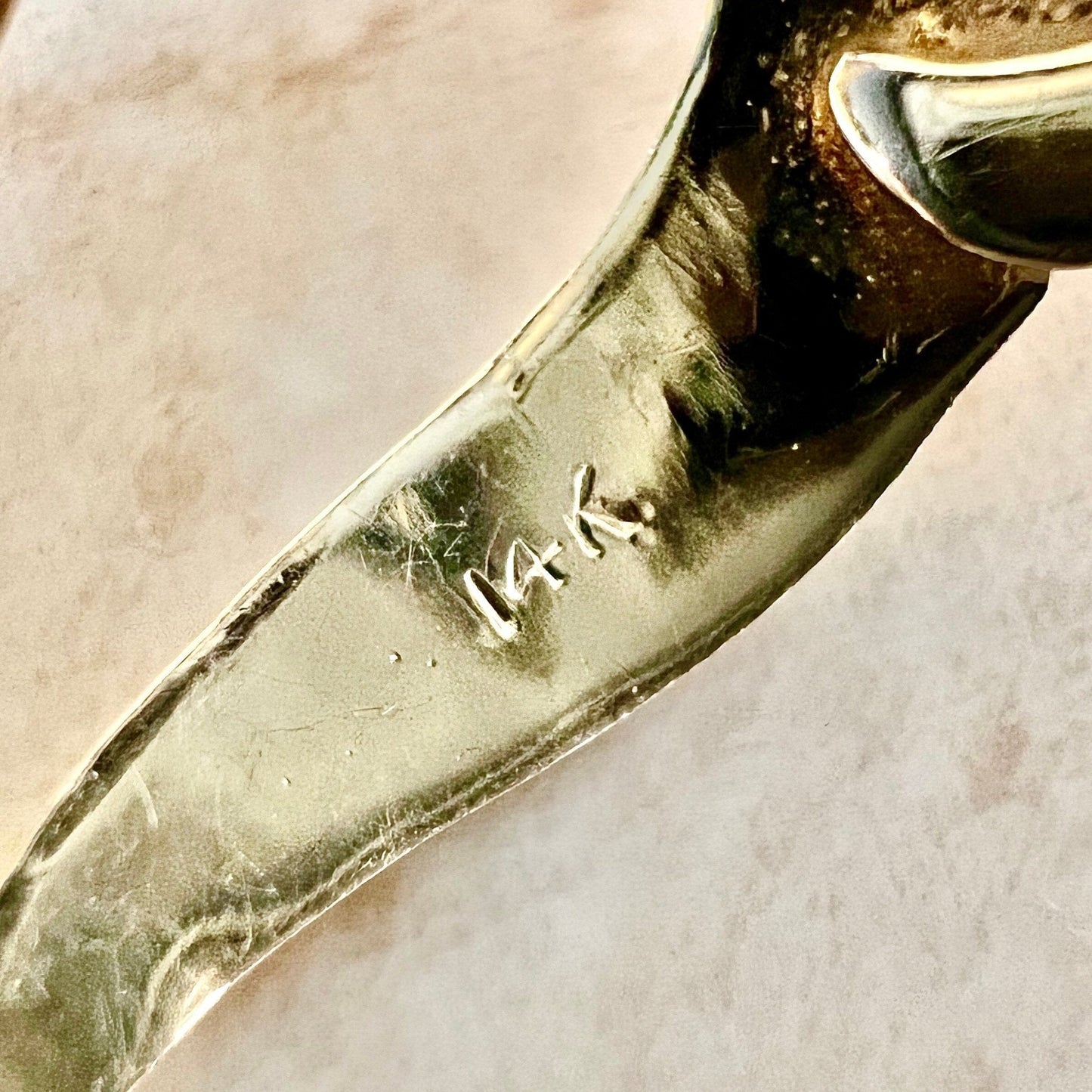 Vintage 1960’s 14 Karat Yellow Gold Ruby & Diamond Flower/Heart Brooch - WeilJewelry