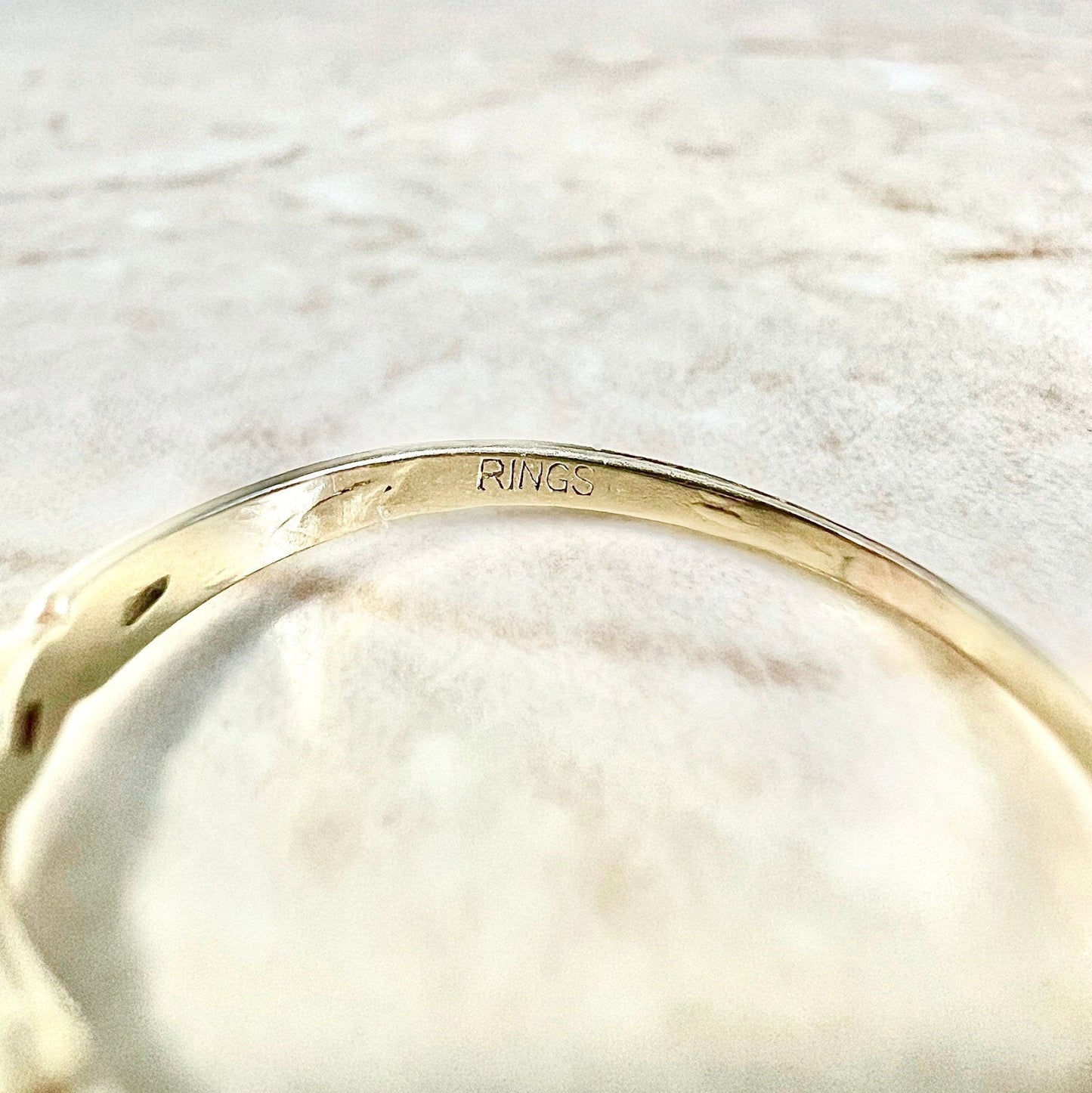 Vintage Art Deco 14 Karat Yellow & White Gold Diamond Solitaire Ring - WeilJewelry