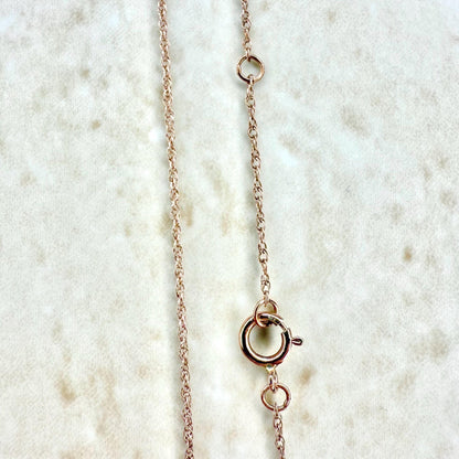 10K Gold Diamond Solitaire Necklace - 10K Rose Gold Diamond Heart Necklace - Heart Pendant Necklace - Heart Solitaire Pendant - Gift For Her - WeilJewelry