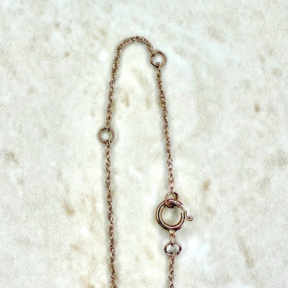 10K Gold Diamond Solitaire Necklace - 10K Rose Gold Diamond Heart Necklace - Heart Pendant Necklace - Heart Solitaire Pendant - Gift For Her - WeilJewelry