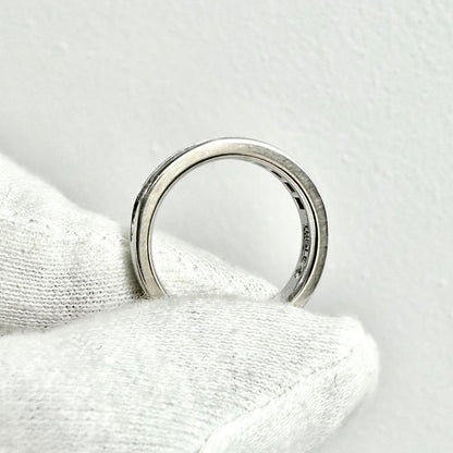 14 Karat White Gold 1 Carat Princess Cut Diamond Half Eternity Ring by THE LEO - WeilJewelry