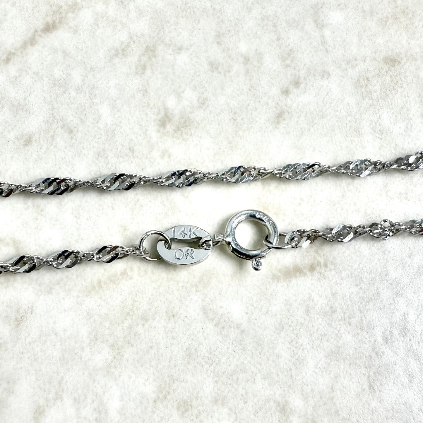 14 Karat White Gold 1/2 CT Diamond Journey Pendant Necklace - WeilJewelry