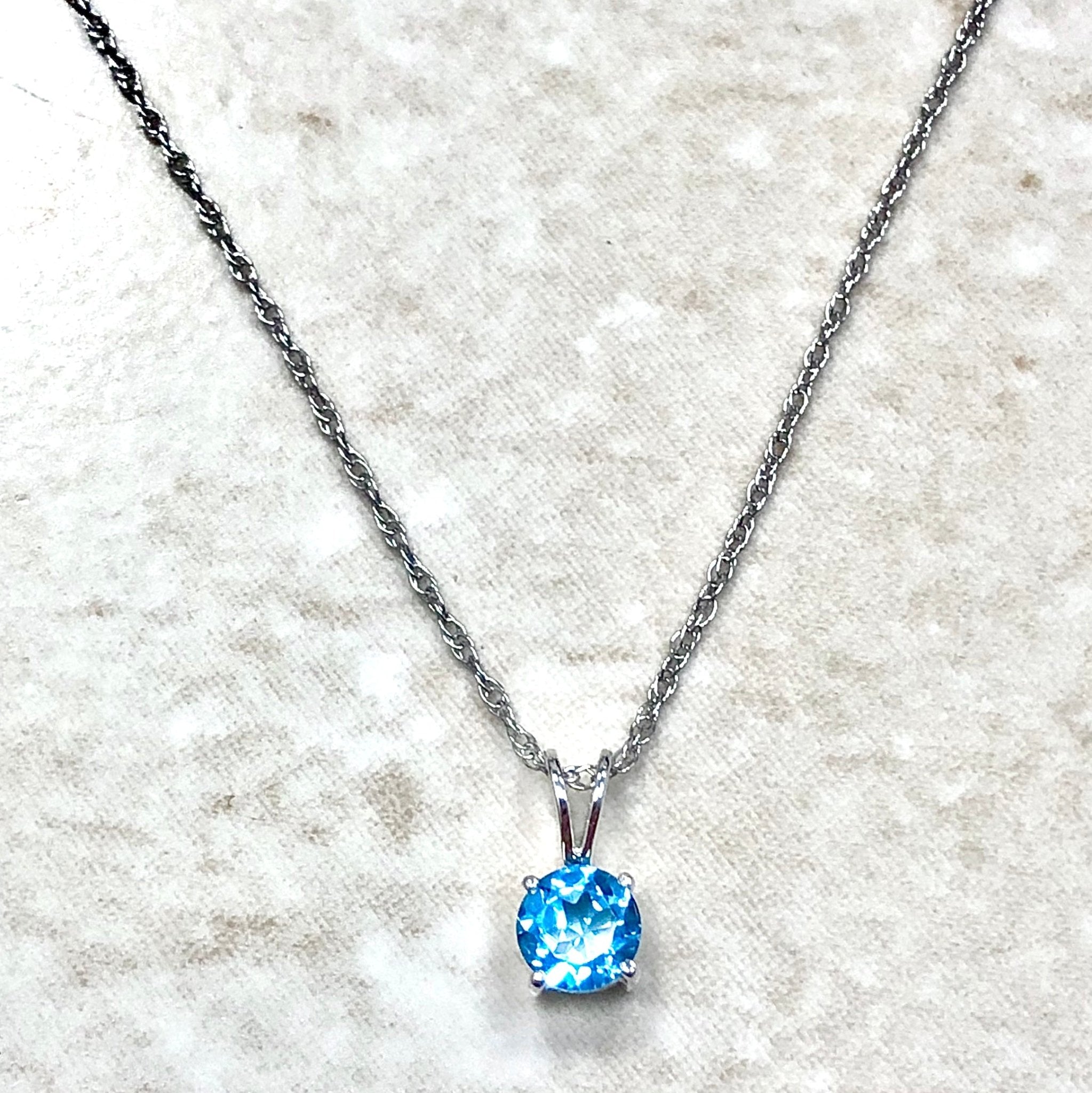 Gold Blue Topaz Pendant, Blue Topaz Pendant, Natural Blue Topaz, December Birthstone, Blue outlet Topaz Necklace, Gold Blue Necklace, Blue Pendant