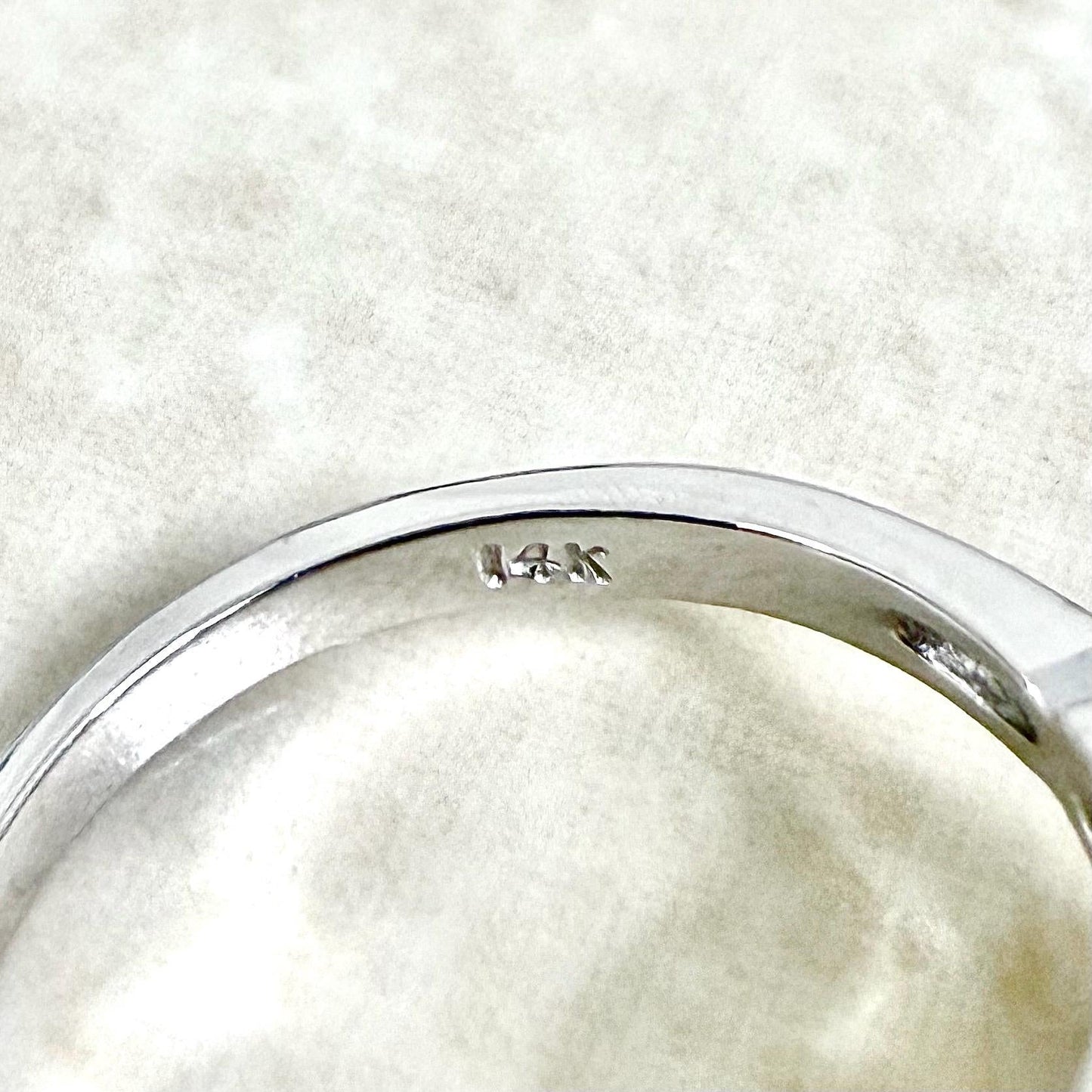 14K White Gold 1.50 Carat Natural Opal & Diamond Cocktail Ring - WeilJewelry