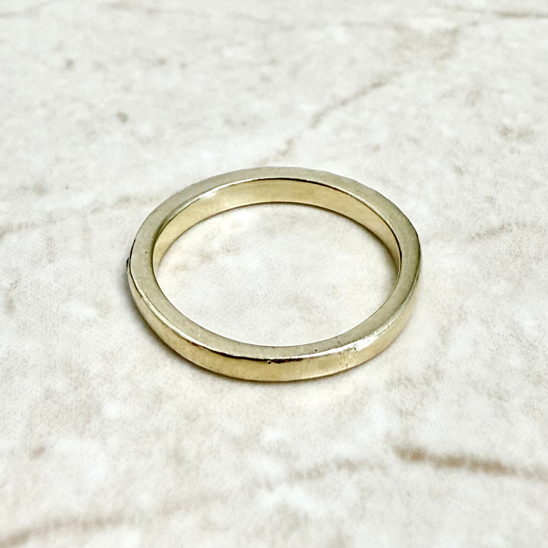 14K Yellow Gold Channel - Set 0.40 Carat Diamond Half Eternity Band Ring - WeilJewelry