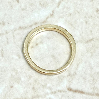 14K Yellow Gold Channel - Set 0.40 Carat Diamond Half Eternity Band Ring - WeilJewelry