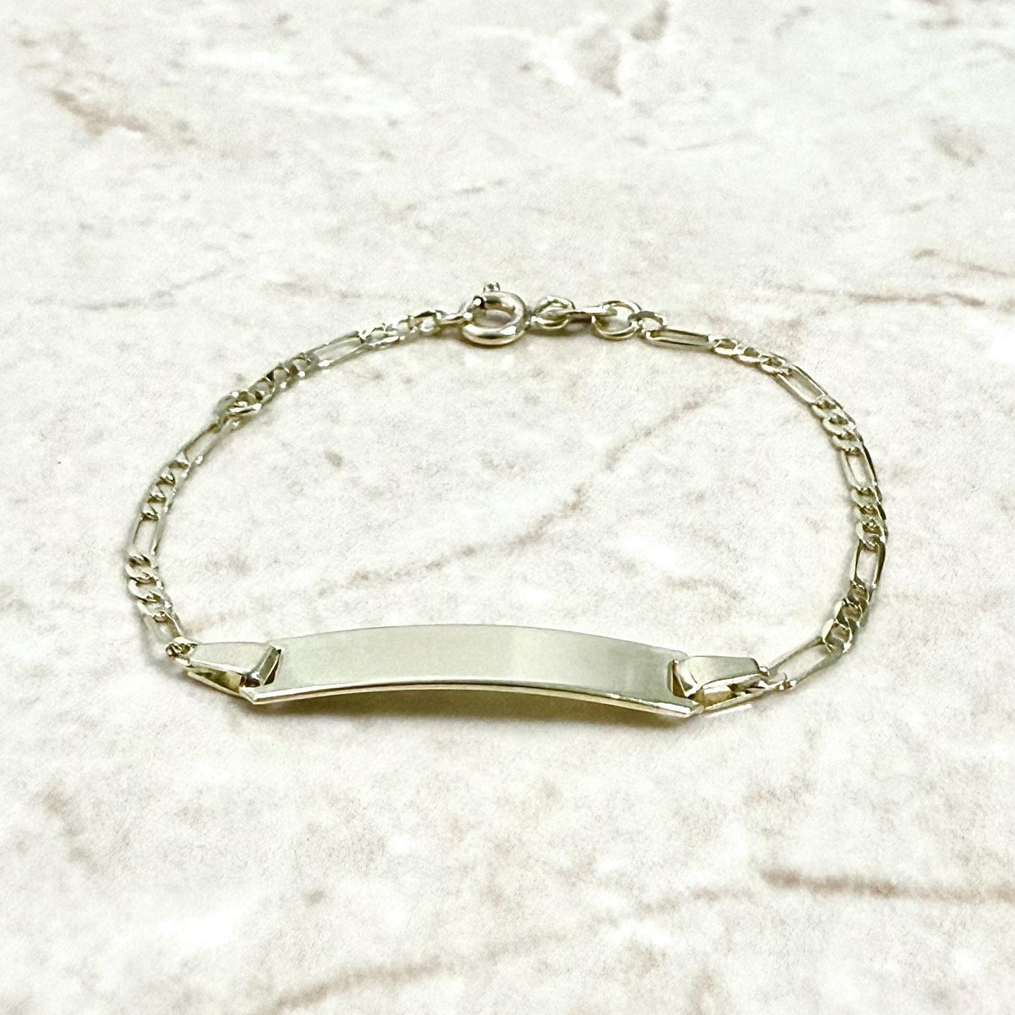 Fine Solid 14K Yellow Gold Baby Boy & Girl ID Bracelet - WeilJewelry