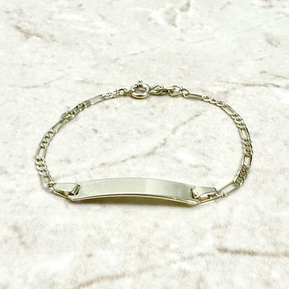 Fine Solid 14K Yellow Gold Baby Boy & Girl ID Bracelet - WeilJewelry