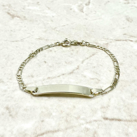Fine Solid 14K Yellow Gold Baby Boy & Girl ID Bracelet - WeilJewelry