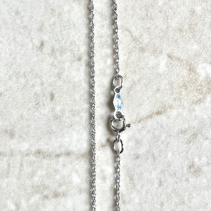 Lightweight 14K Yellow Gold Rope Chain Necklace - 18 Inch Gold Chain - 14K Solid Yellow Gold Chain - Perfect Gift For Her - Rope Necklace