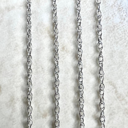 Lightweight 14K Yellow Gold Rope Chain Necklace - 18 Inch Gold Chain - 14K Solid Yellow Gold Chain - Perfect Gift For Her - Rope Necklace