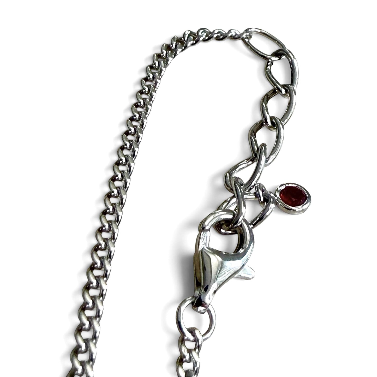 ZYDO Italy "Danza Di Diamanti" Adjustable 18K White Gold 0.37 CTTW Floating Diamond Bracelet With Ruby Charm - WeilJewelry