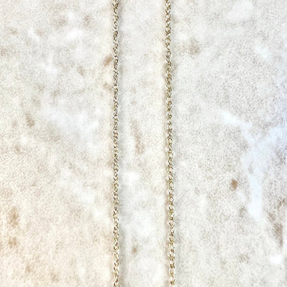 Lightweight 10 Karat Yellow Gold Rope Chain Necklace - WeilJewelry