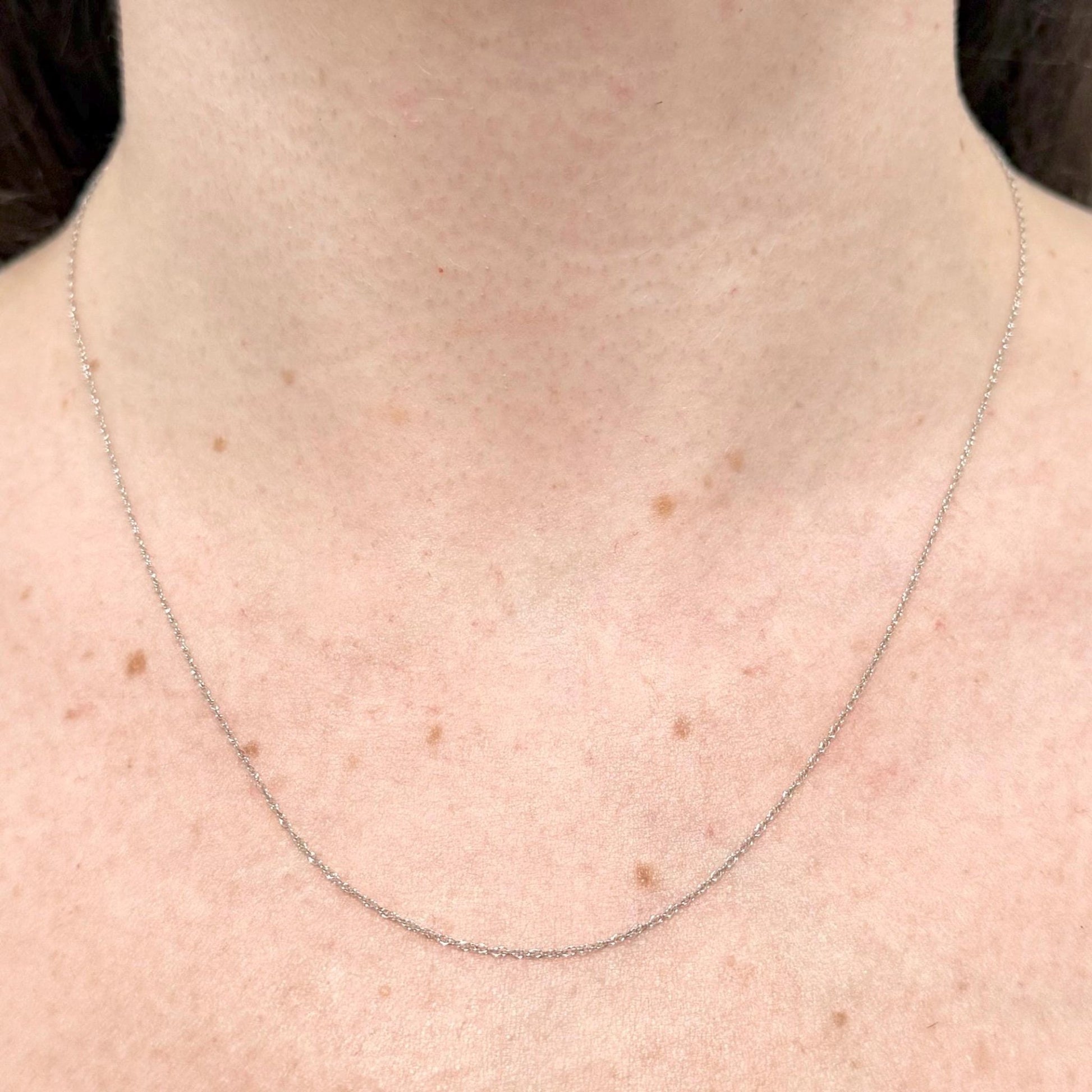 Lightweight 14K Yellow Gold 18 - Inch Rope Chain Necklace - WeilJewelry