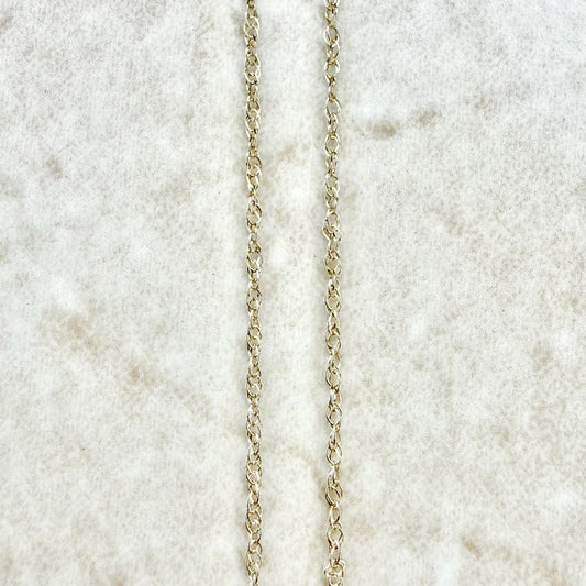 Lightweight 14K Yellow Gold 18 - Inch Rope Chain Necklace - WeilJewelry
