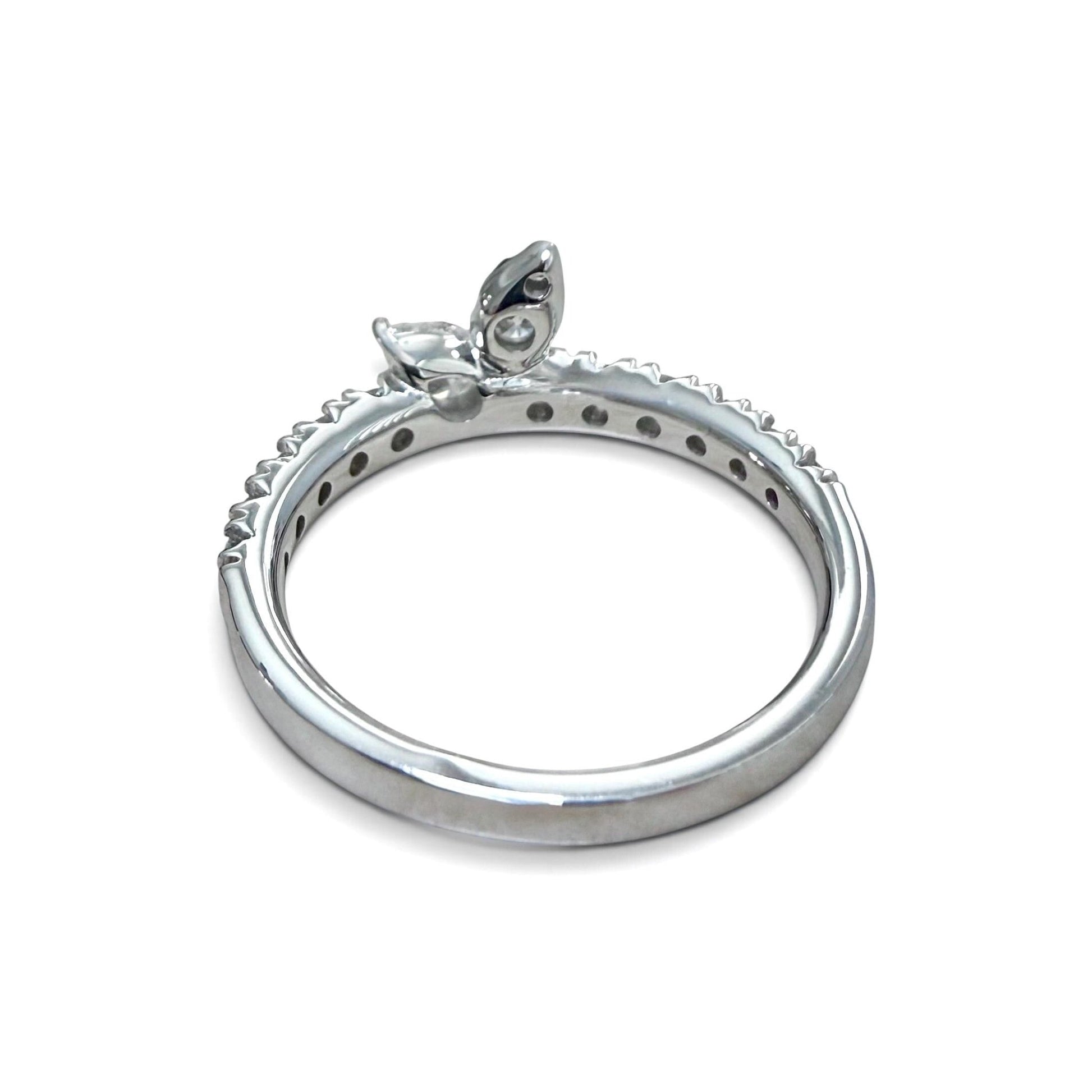 One-Of-A-Kind ZYDO Italy “Innamorata” Solid 18K White Gold 0.64 CT Natural Diamond Ring - WeilJewelry