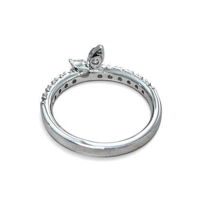 One-Of-A-Kind ZYDO Italy “Innamorata” Solid 18K White Gold 0.64 CT Natural Diamond Ring - WeilJewelry