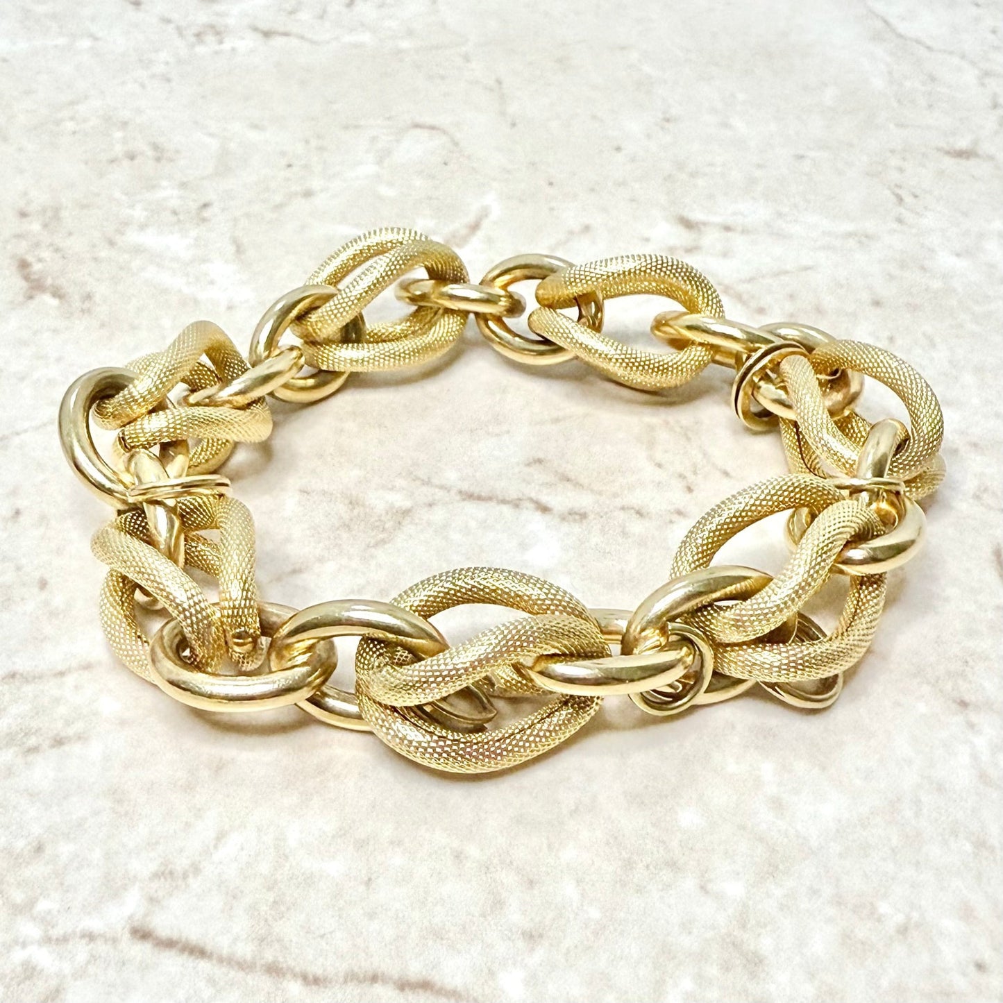 Rare Vintage Italian 1960’s 18K Yellow Gold Charm Bracelet - WeilJewelry