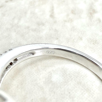 Sterling Silver White & Blue Topaz Halo Ring - WeilJewelry