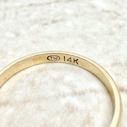 Vintage 14K Gold 0.28 Carat Natural Diamond Engagement Ring Set - WeilJewelry