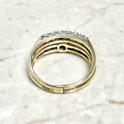 Vintage 1940’s 14K Gold 0.44 Carat Diamond Engagement Ring Set - WeilJewelry