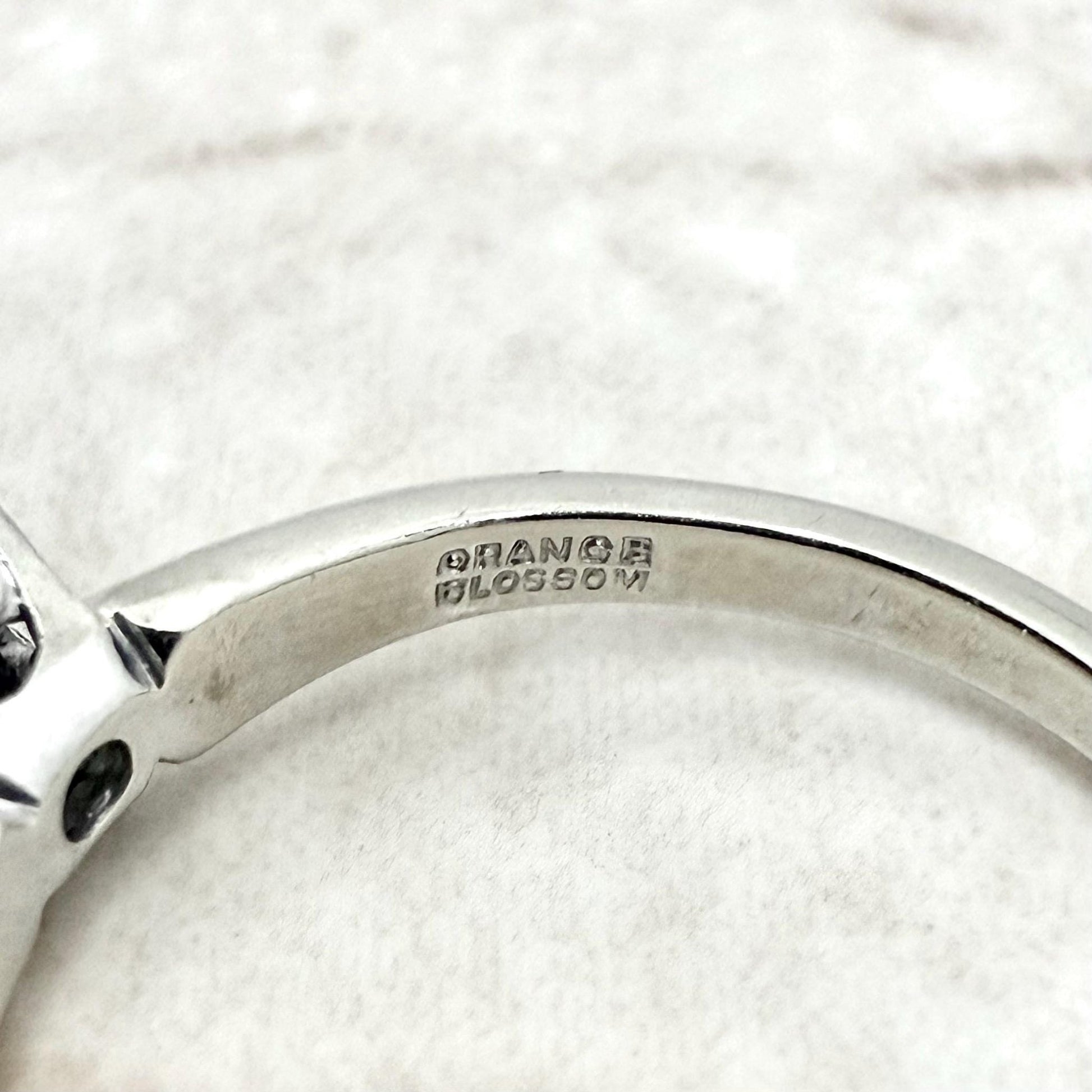 Vintage 1940’s 14K White Good 0.15 Carat Diamond Solitaire Engagement Ring - WeilJewelry