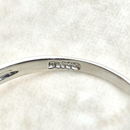 Vintage Platinum Imitation Cat’s Eye Chrysoberyl Cocktail Ring - WeilJewelry