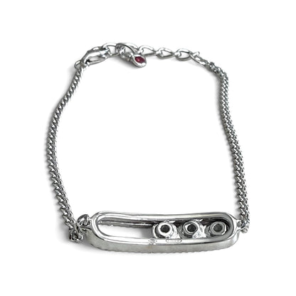 ZYDO Italy "Danza Di Diamanti" Adjustable 18K White Gold Floating Diamond Bracelet - WeilJewelry