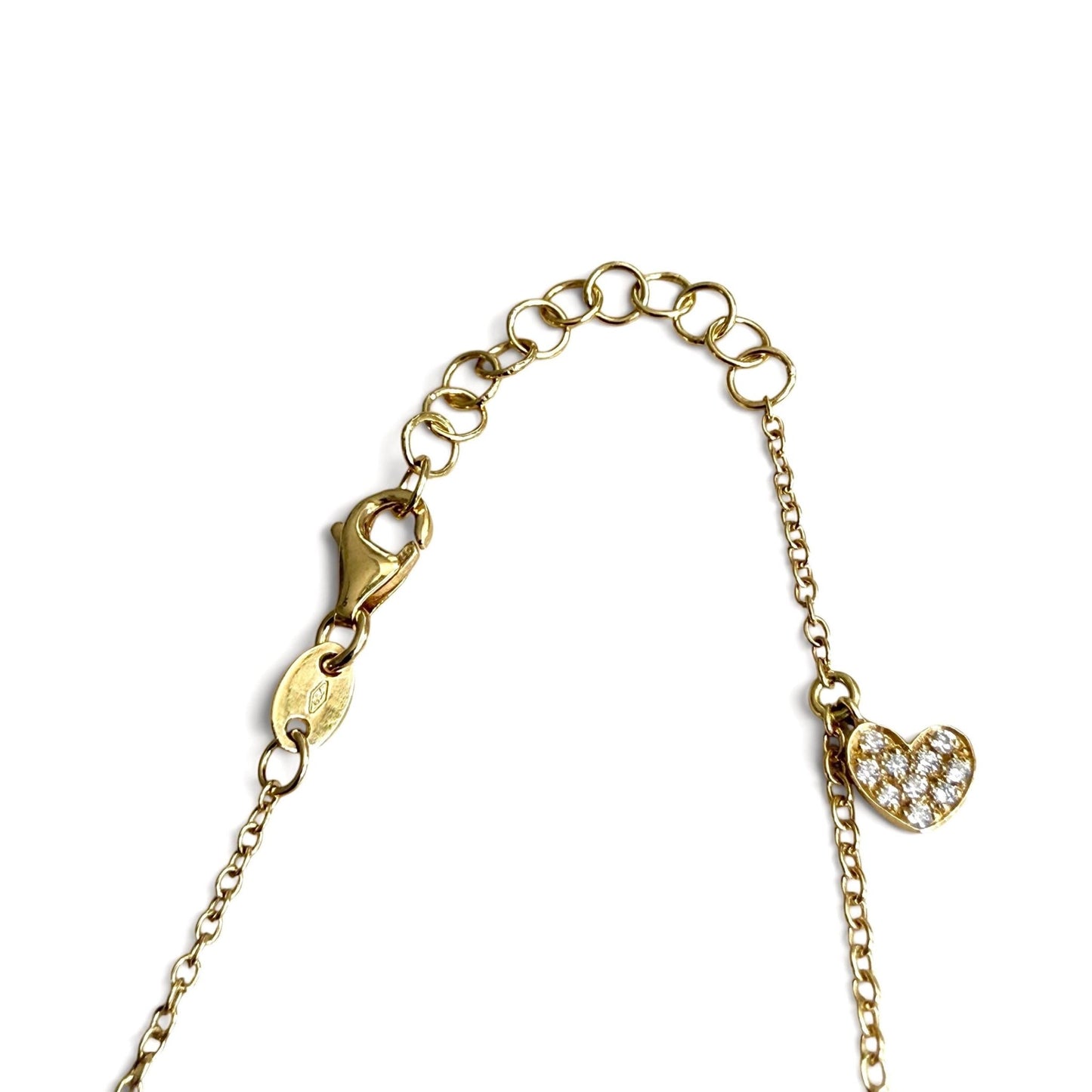 ZYDO Italy "Fortuna Mia" Adjustable 18K Yellow Gold Diamond Charm Bracelet - WeilJewelry