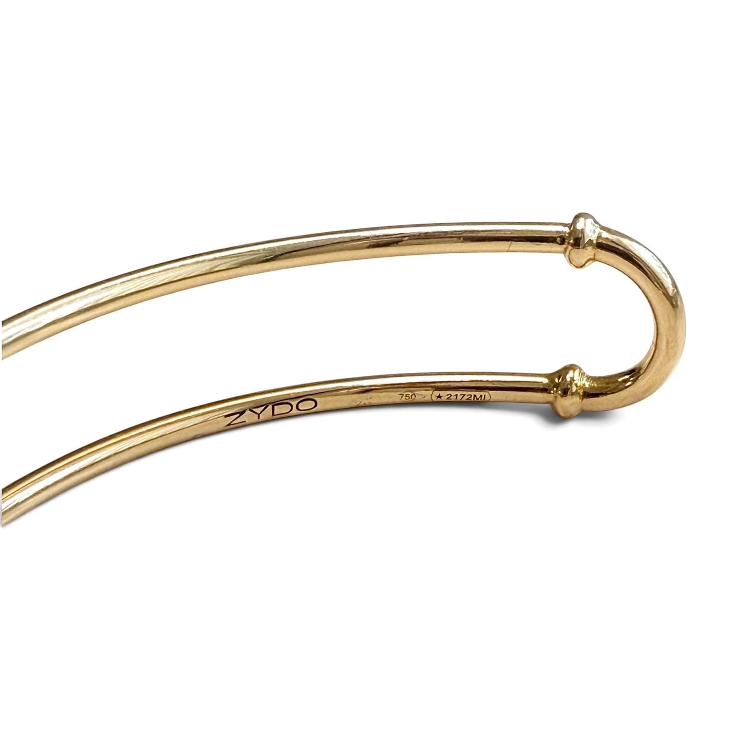 ZYDO Italy “Mia Adorata” 18K Rose Gold DARLING Natural Diamond Cuff Bracelet - WeilJewelry