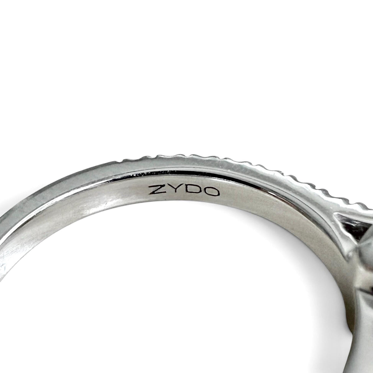 ZYDO Italy "Promessa d’Amore" 18K White Gold 0.94 CTW Diamond Halo Engagement Ring - WeilJewelry